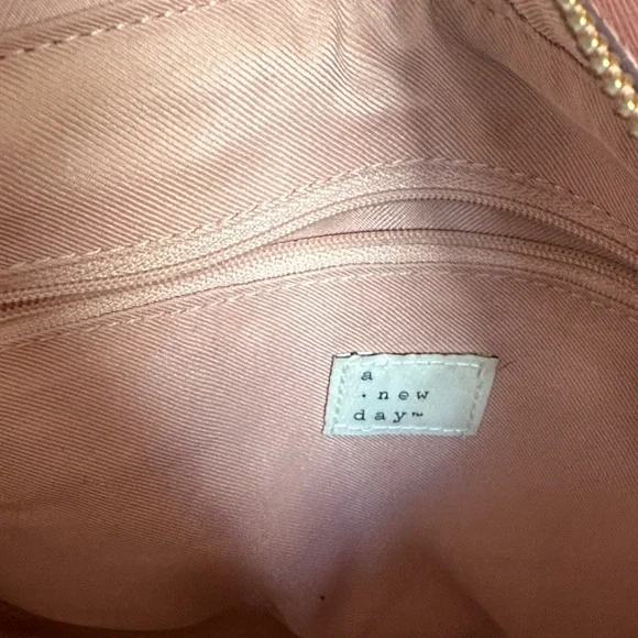 A New Day Target Blush Pink Crossbody Bag with gold - Picture 2 of 10